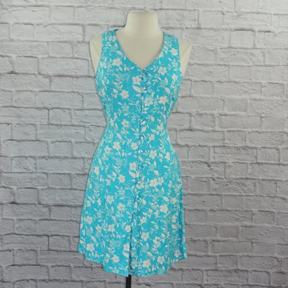 Vintage 80s Floral Dress